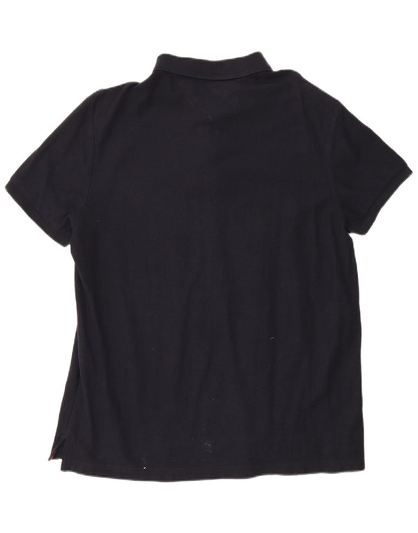 Polo da uomo Tommy Hilfiger XL in cotone blu navy