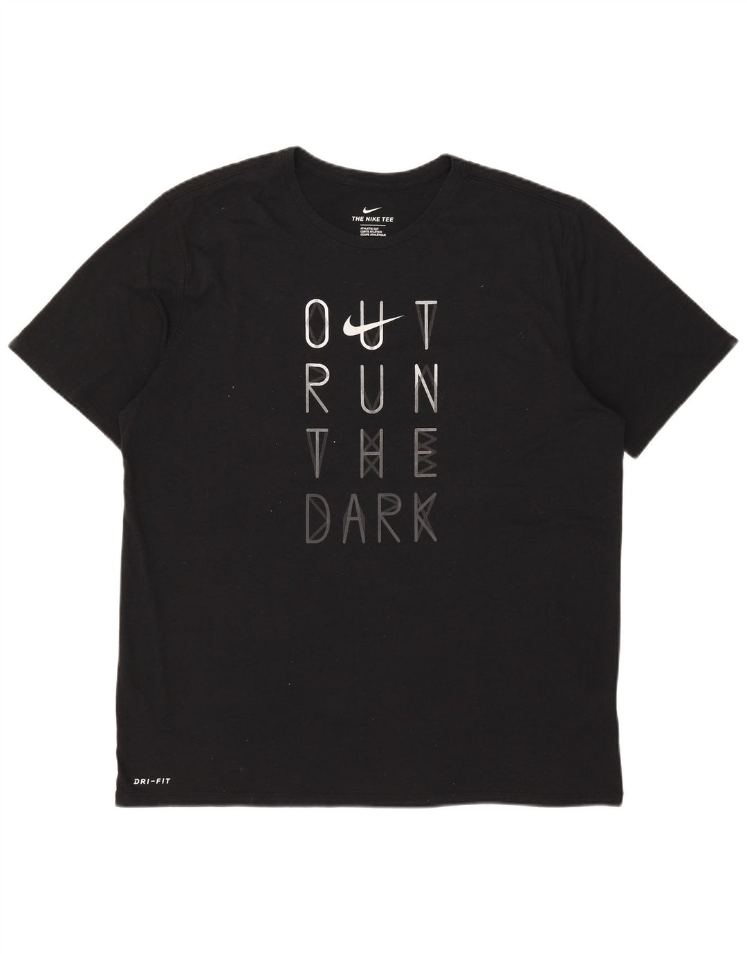 T-shirt grafica da uomo Nike Dri Fit Top XL poliestere nero