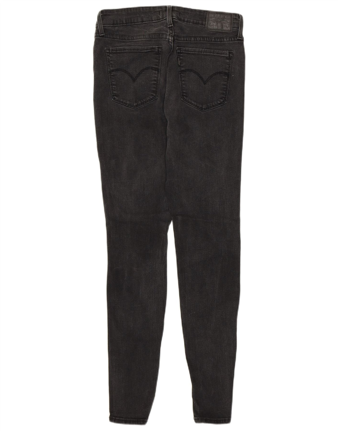 LEVI'S Jeans skinny effetto consumato 711 da donna W29 L30 Grigio