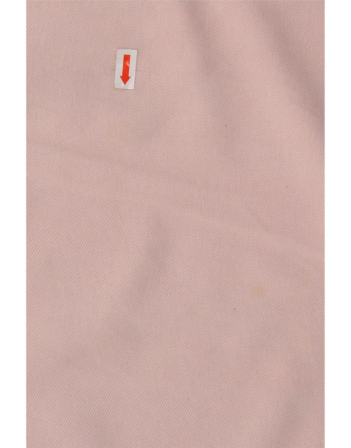 Polo da uomo MARLBORO CLASSICS in cotone rosa medio