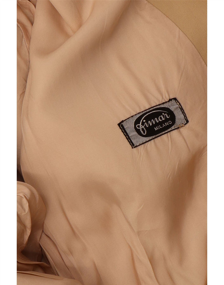 Trench da uomo vintage UK 36 piccolo beige