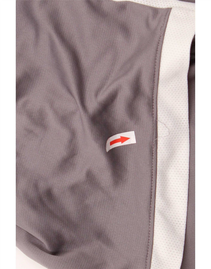 Pantaloncini sportivi Nike Dri Fit da uomo in poliestere color block grigio medio