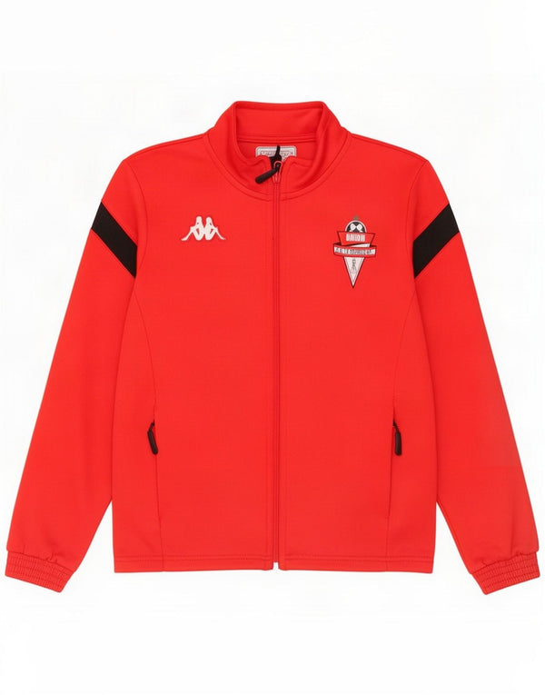 Giacca da tuta con grafica Kappa per ragazzi 9-10 anni Rosso Colourblock