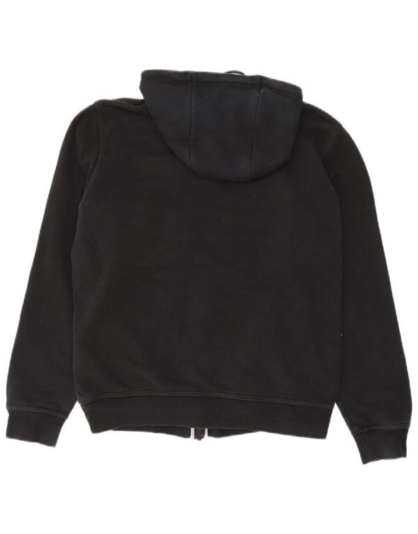 Felpa con cappuccio e zip Nike da uomo in cotone nero medio