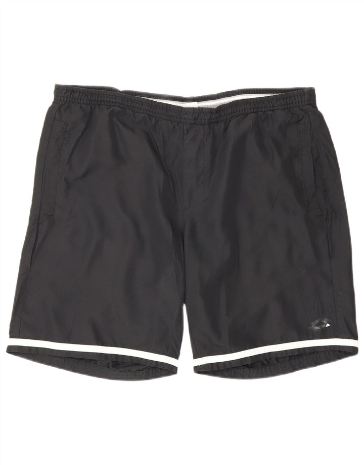 Pantaloncini sportivi da uomo Lotto medi neri