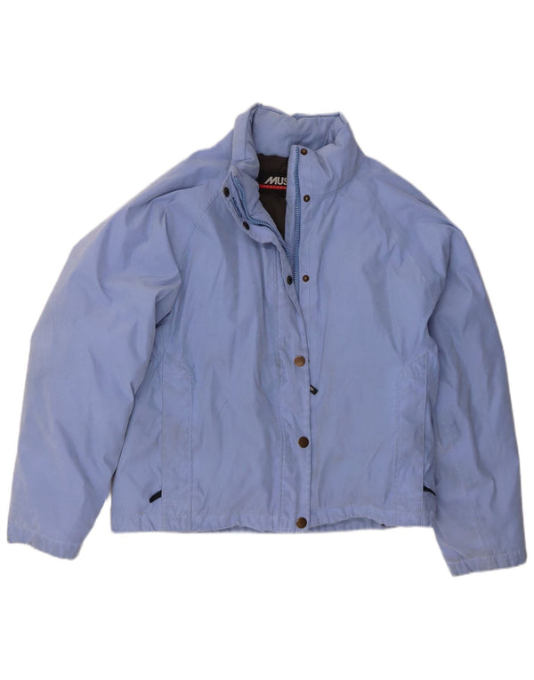 Giacca imbottita da donna Musto UK 14 grande poliestere blu