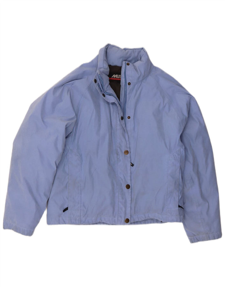 Giacca imbottita da donna Musto UK 14 grande poliestere blu