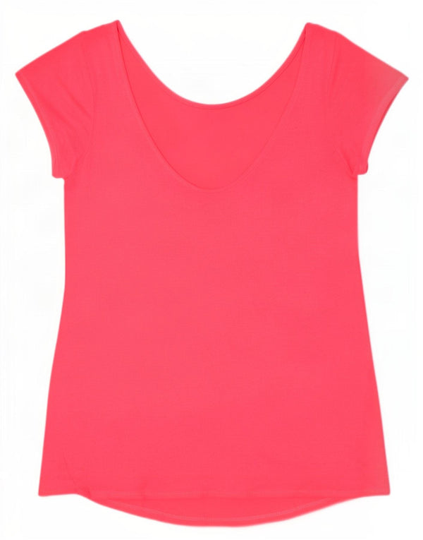 Top tunica da donna Zara UK 14 grande rosa
