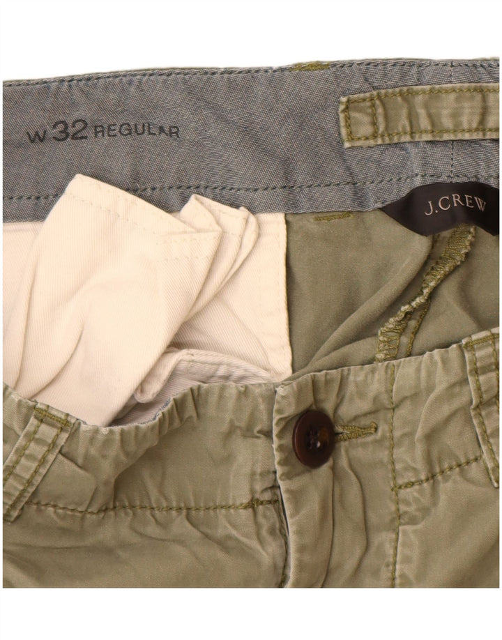 J. CREW Pantaloni chino da jogging da uomo W32 L27 cotone kaki