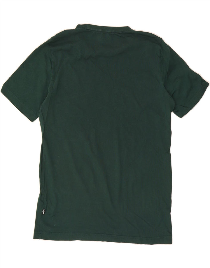 PUMA Mens Graphic T-Shirt Top Medium Green Cotton Vintage Puma and Second-Hand Puma from Messina Hembry 