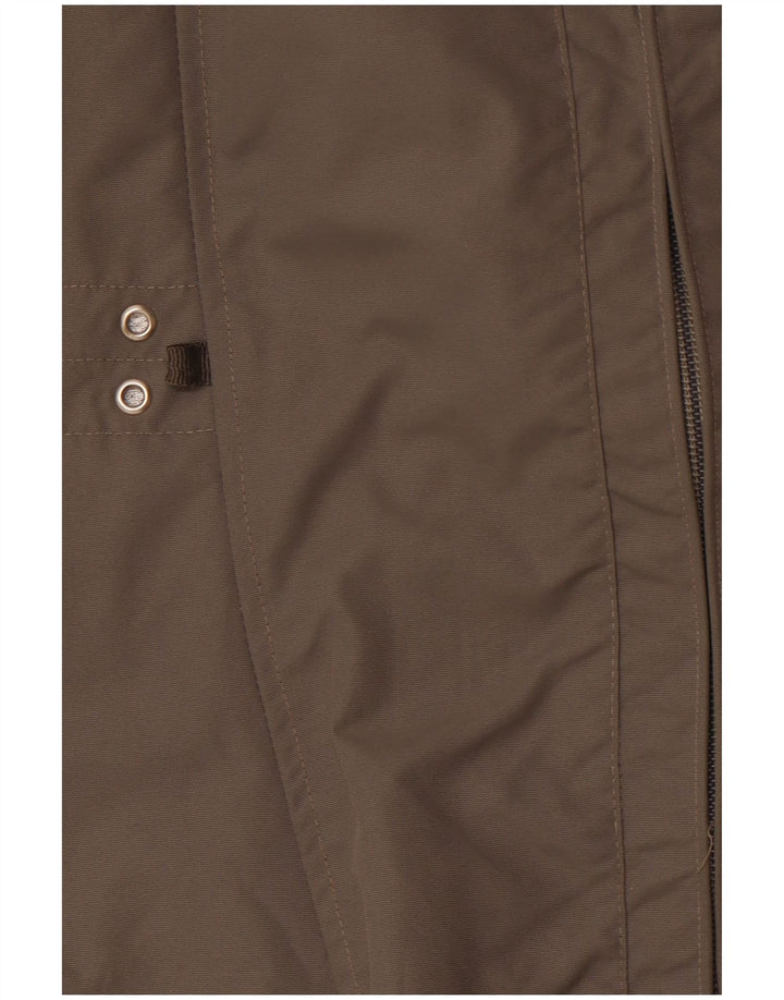 Giacca antipioggia con cappuccio da donna BRUGI UK 18 XL Poliammide grigia