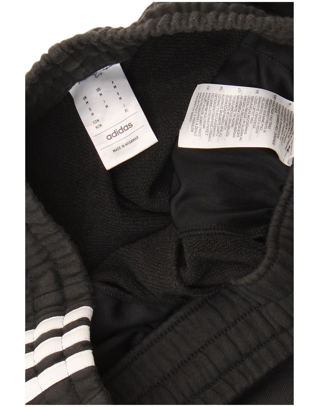 Pantaloncini sportivi Adidas da uomo medio cotone nero