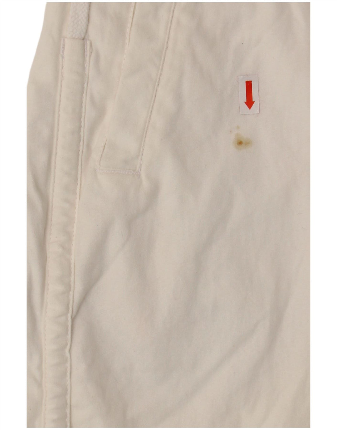 Pantaloncini chino da donna NIKE UK 8 piccoli W30 cotone bianco