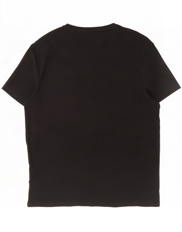 T-shirt Adidas da uomo Top Large in cotone nero