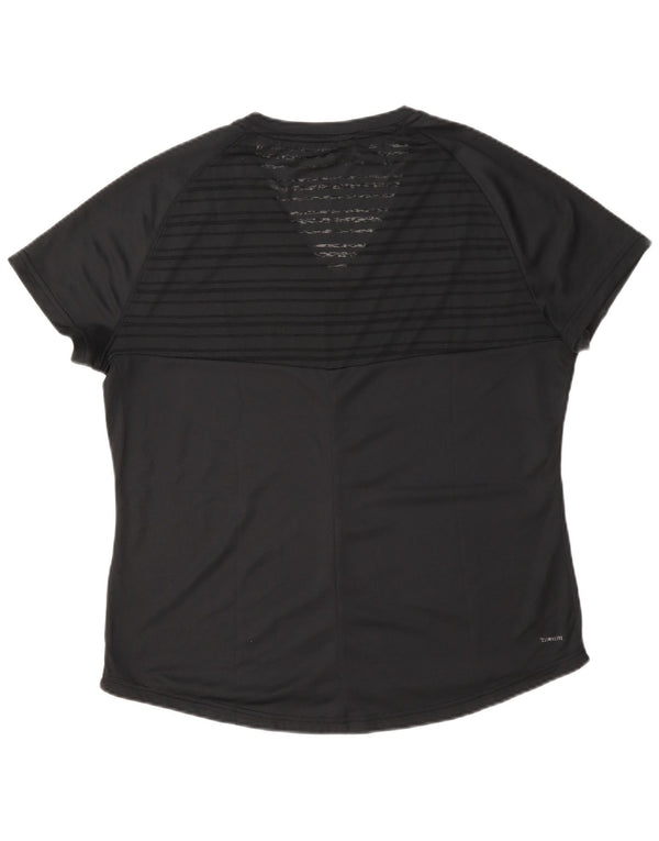 Maglietta Adidas Climalite da donna UK 20/22 XL Nera