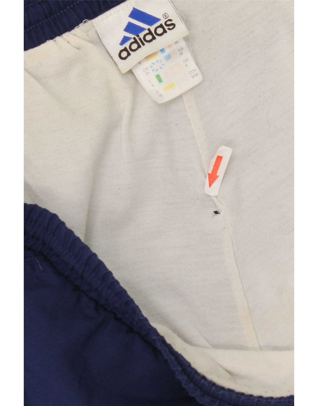Pantaloni da tuta da uomo Adidas XL poliestere blu navy