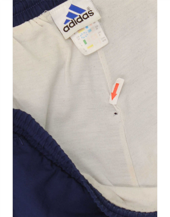 Pantaloni da tuta da uomo Adidas XL poliestere blu navy