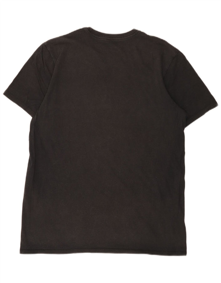 T-shirt grafica da uomo Nike Top Large nera color block
