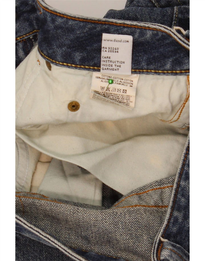 Jeans dritti da donna DIESEL W29 L30 cotone blu