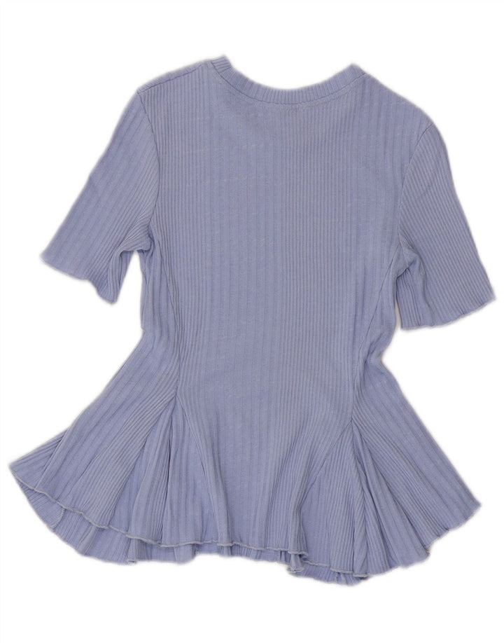 Top corto da donna ZARA UK 8 piccolo viola