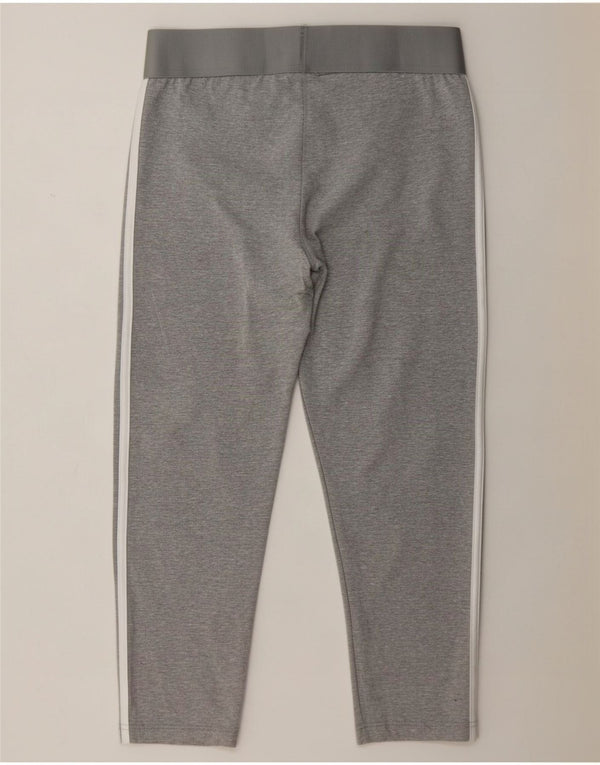 Leggings Adidas Capri da donna UK 12/14 Cotone chiazzato grigio medio