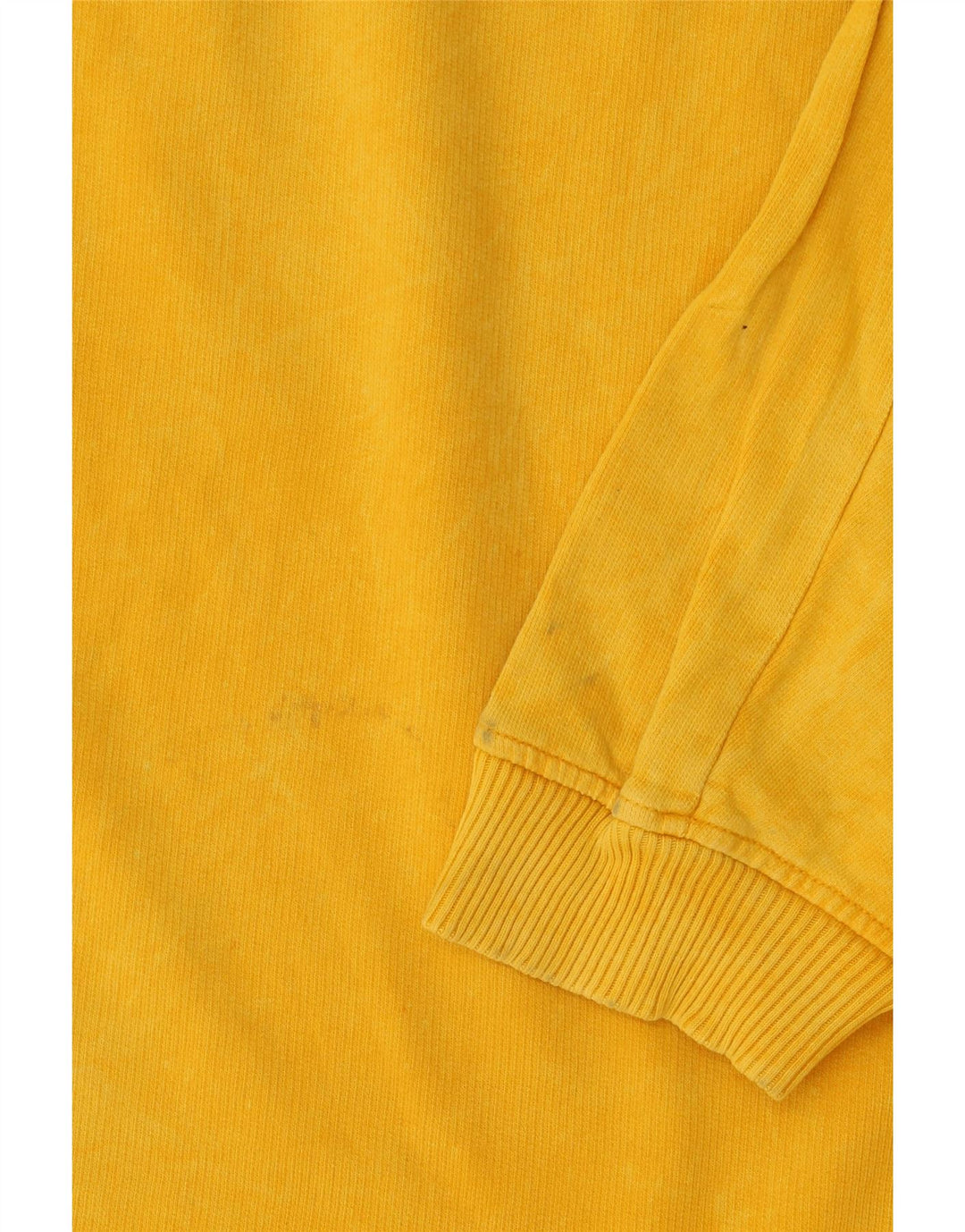 Felpa oversize da donna Zara UK 10 piccola in cotone giallo