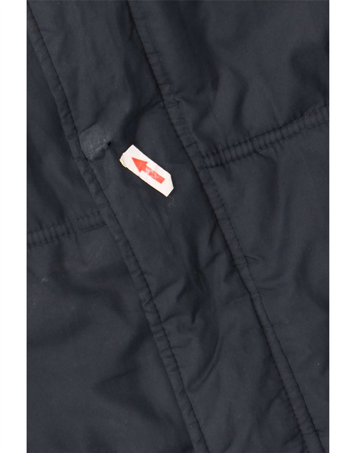 Giacca imbottita con cappuccio da uomo Lotto UK 44 2XL poliestere blu navy