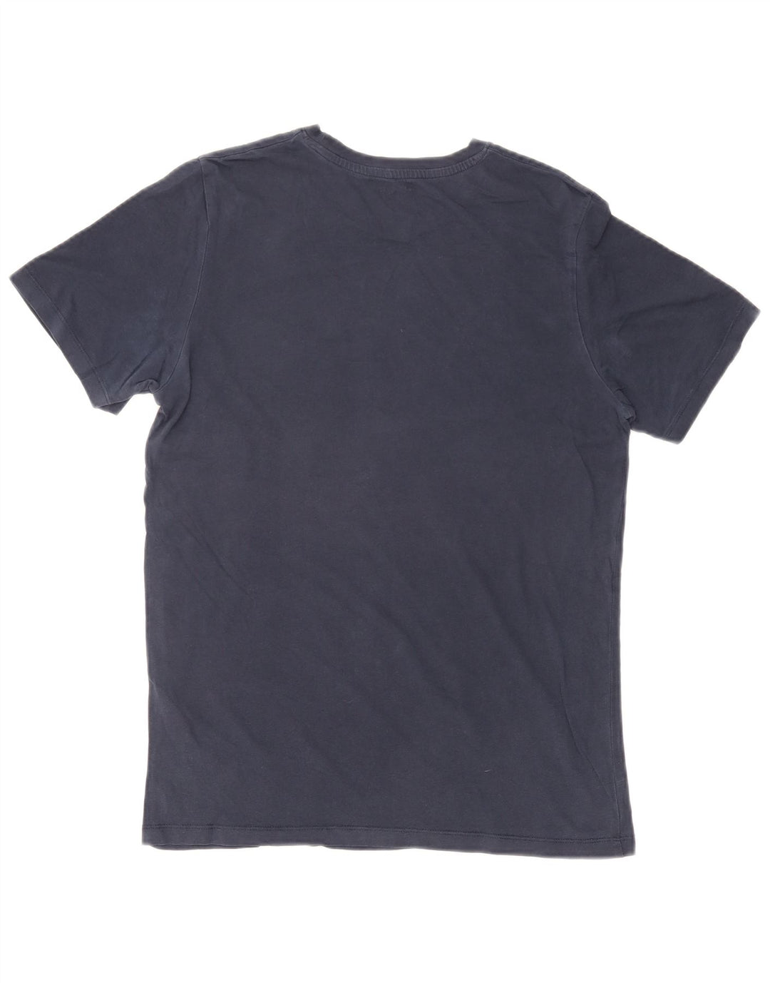T-shirt grafica da uomo Jack & Jones Top grande in cotone blu navy
