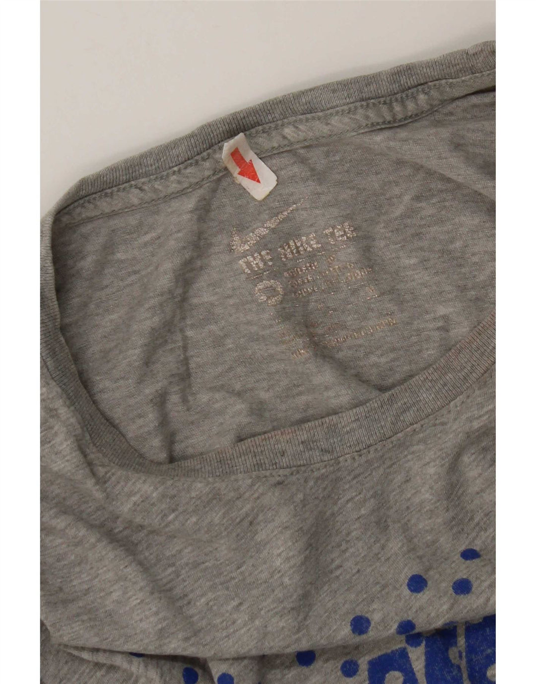 T-shirt grafica Nike Air Max da uomo in cotone grigio medio