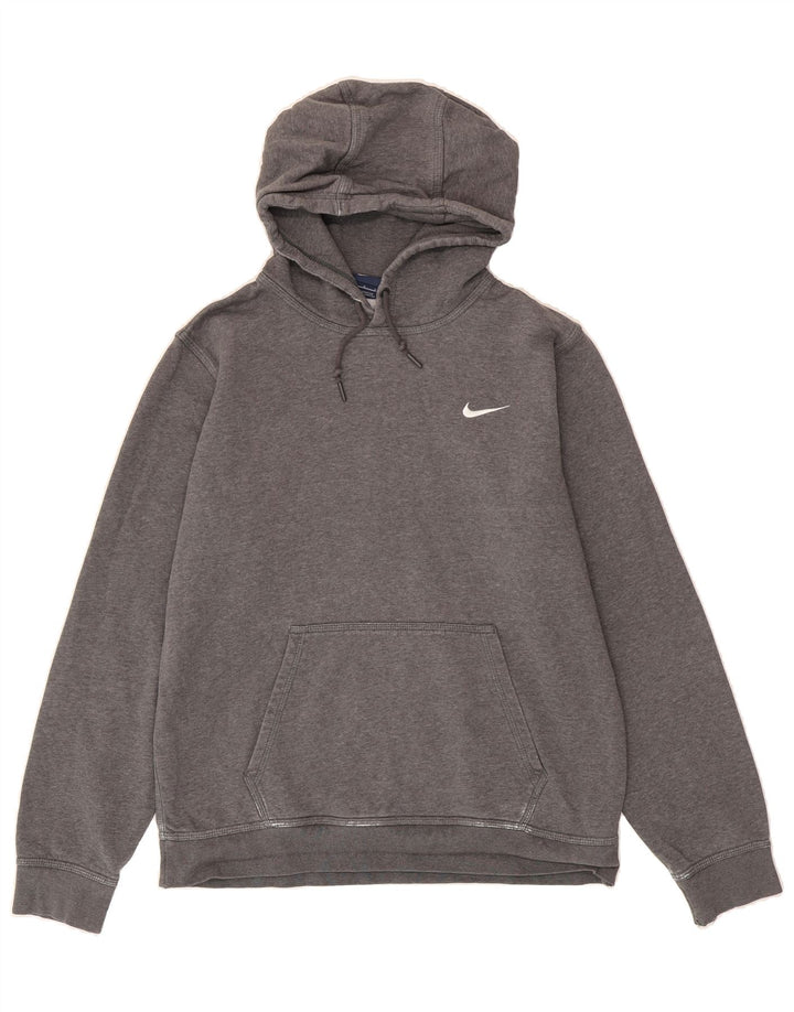 NIKE Mens Hoodie Jumper Large Grey Cotton Vintage Nike and Second-Hand Nike from Messina Hembry 