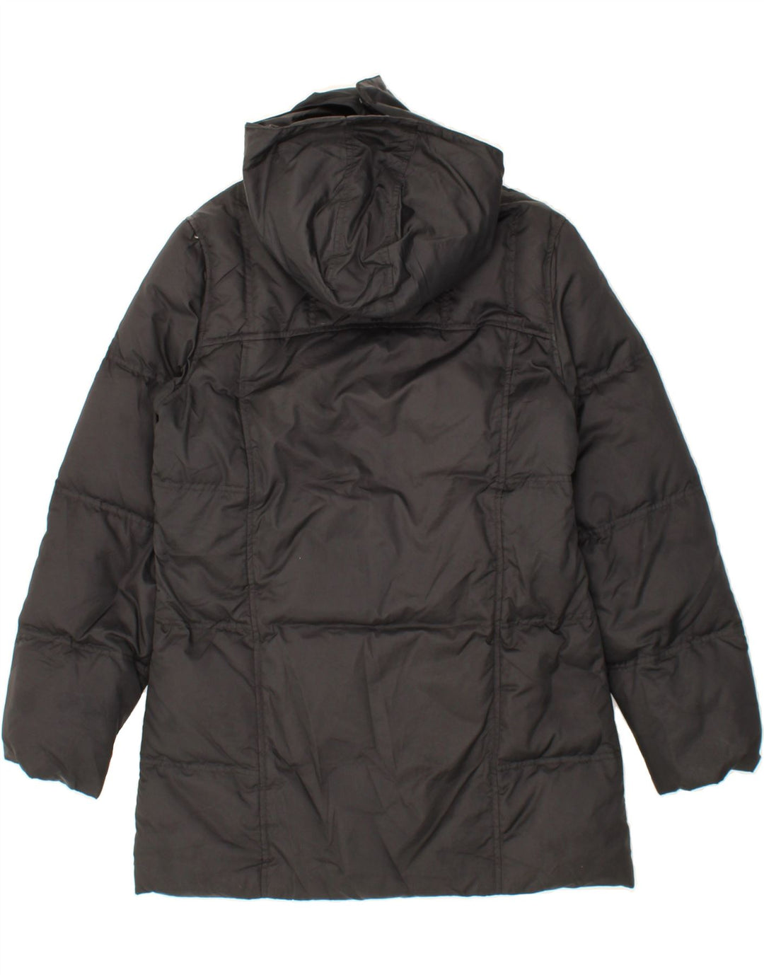 FILA Womens Hooded Padded Jacket IT 44 Medium Black Polyamide Vintage Fila and Second-Hand Fila from Messina Hembry 