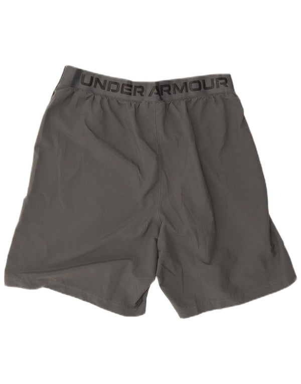 Pantaloncini sportivi grafici da uomo Under Armour grandi grigi