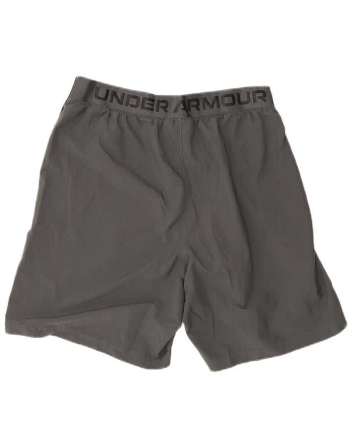 Pantaloncini sportivi grafici da uomo Under Armour grandi grigi