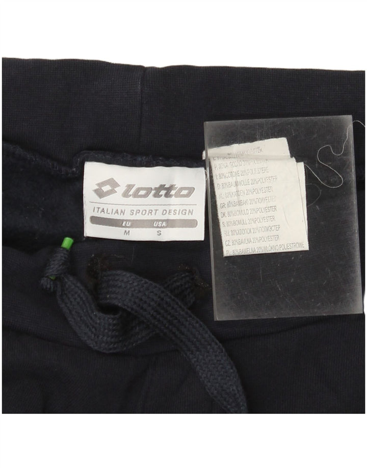 LOTTO Pantaloni da tuta con grafica da donna Joggers UK 14 Medio Blu navy
