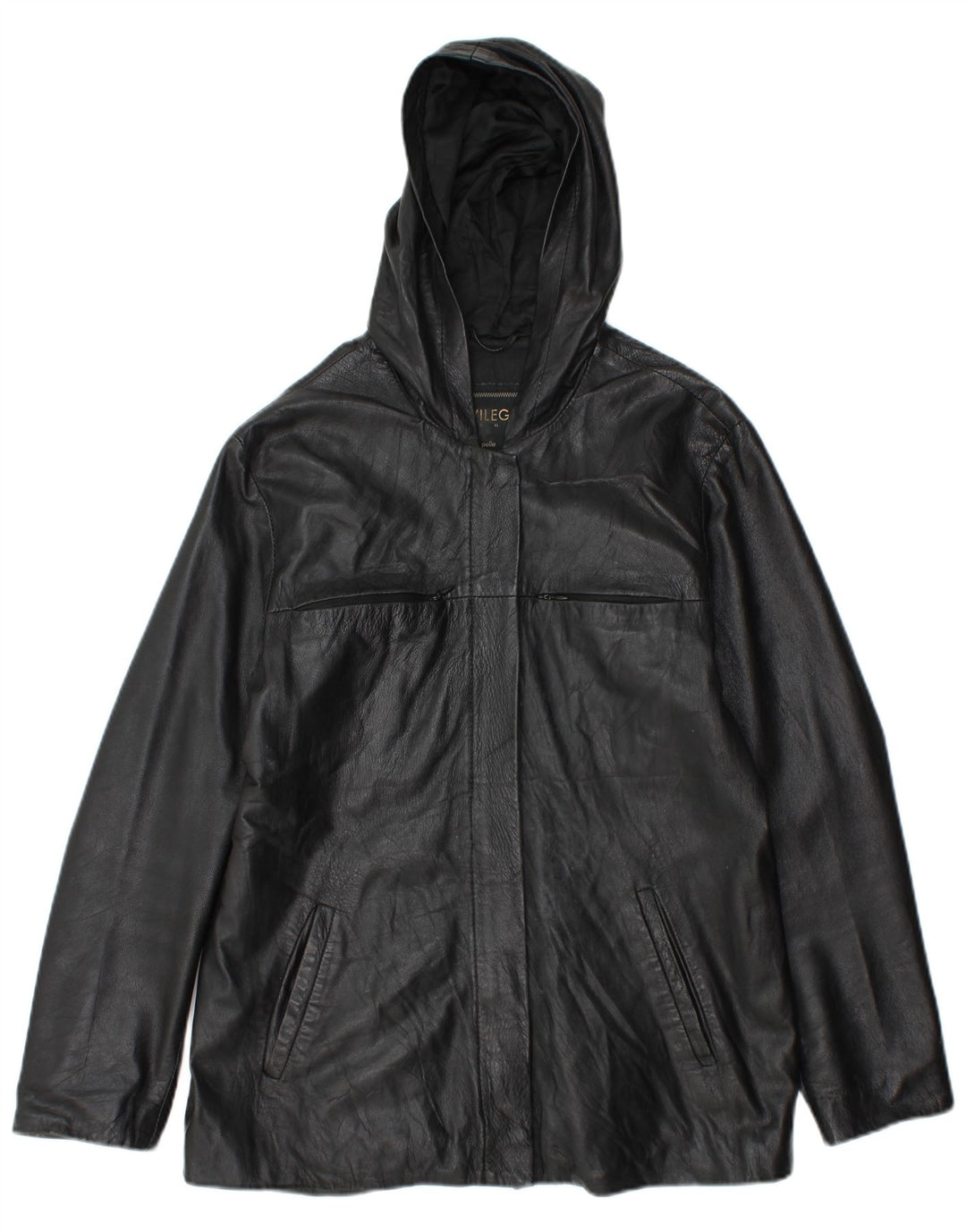 Giacca in Pelle Donna Privilegi IT 46 Large Pelle Nera