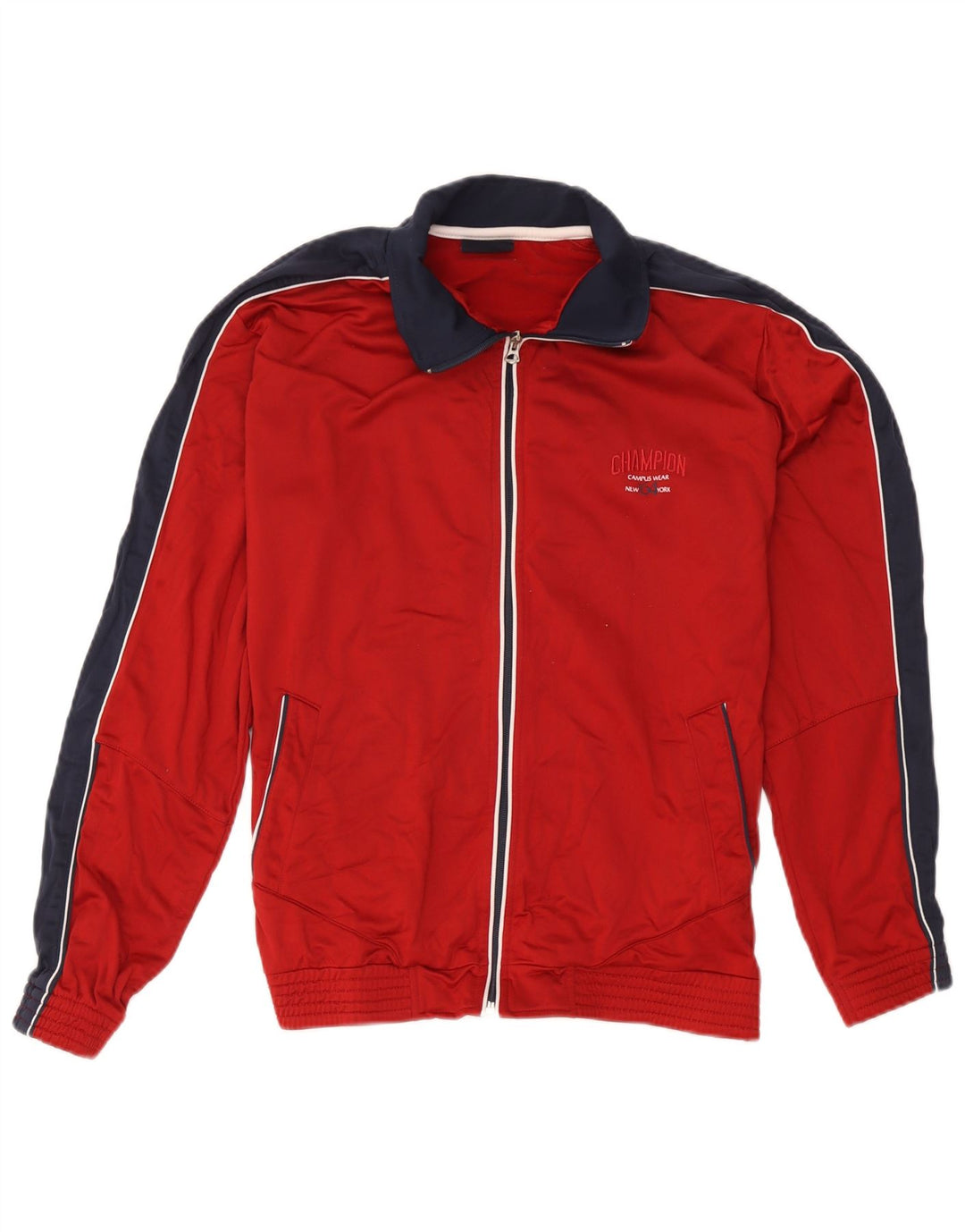 Giacca da tuta da donna Champion UK 16 Large Rosso Colourblock Poliestere