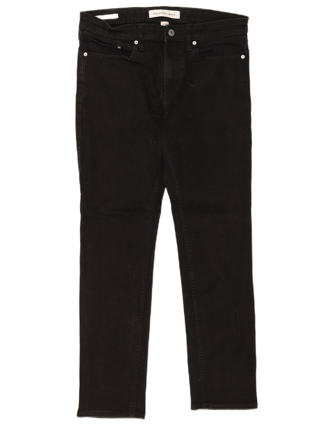 Jeans slim da uomo Calvin Klein W31 L30 cotone nero