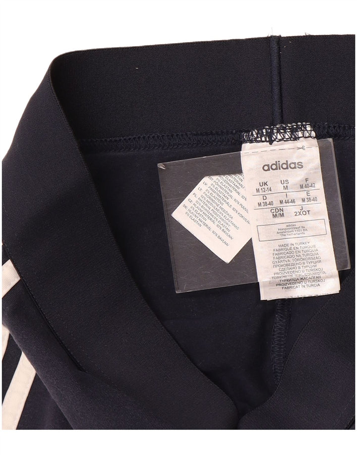 Leggings Adidas da donna UK 12/14 cotone blu navy medio