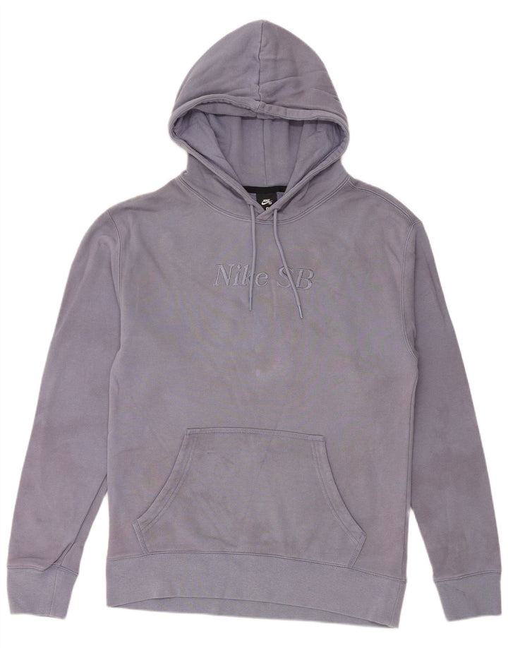 Felpa con cappuccio grafica NIKE da uomo piccola in cotone viola