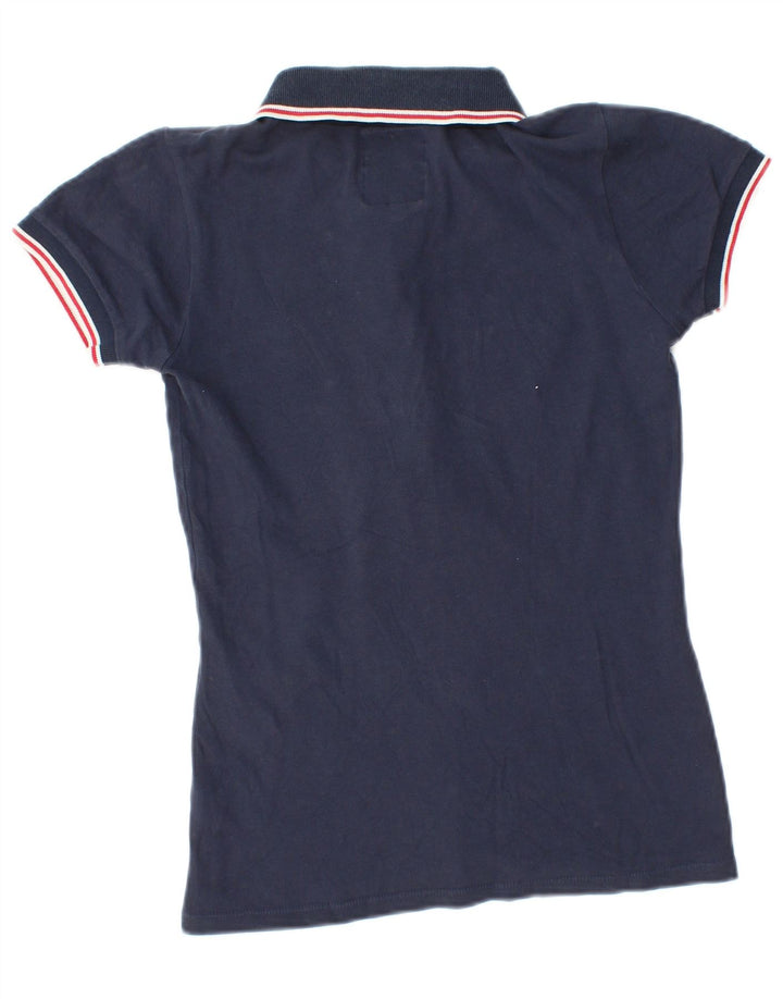 Polo da donna North Sails UK 10 Small in cotone blu navy