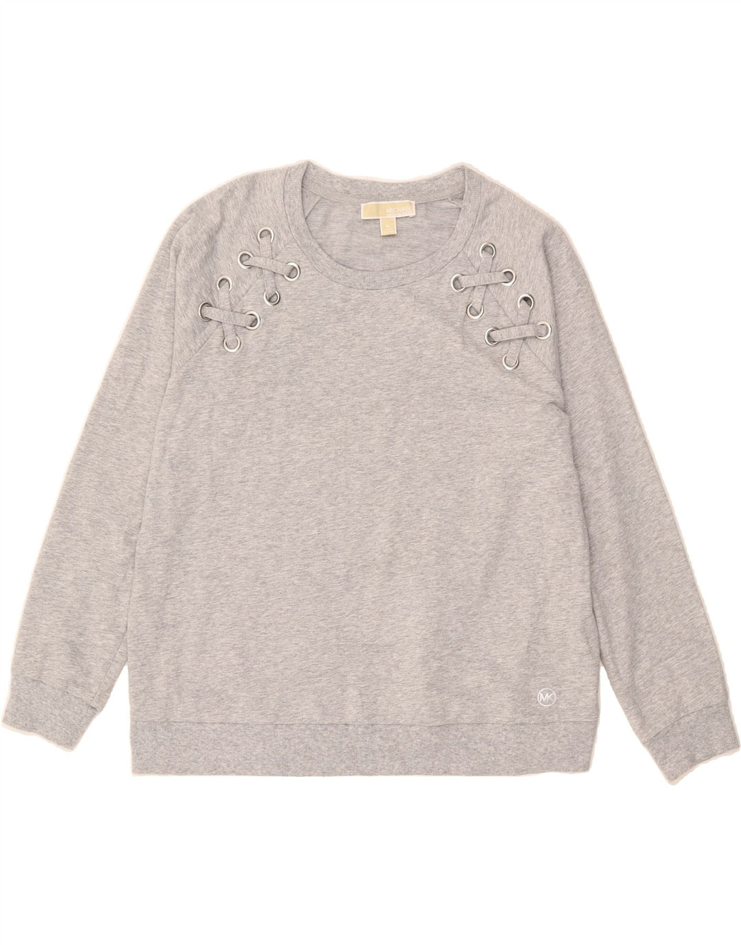 MICHAEL KORS Womens Sweatshirt Jumper UK 18 XL Grey Cotton Vintage Michael Kors and Second-Hand Michael Kors from Messina Hembry 