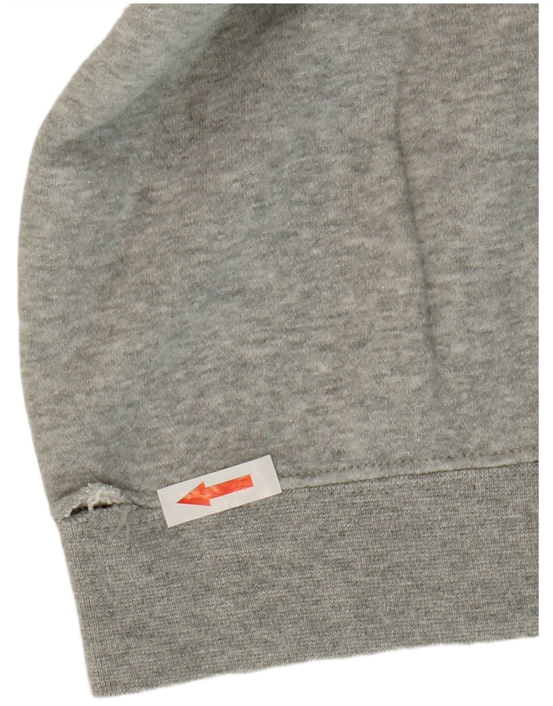 Felpa con cappuccio da donna Nike UK 14 cotone grigio medio
