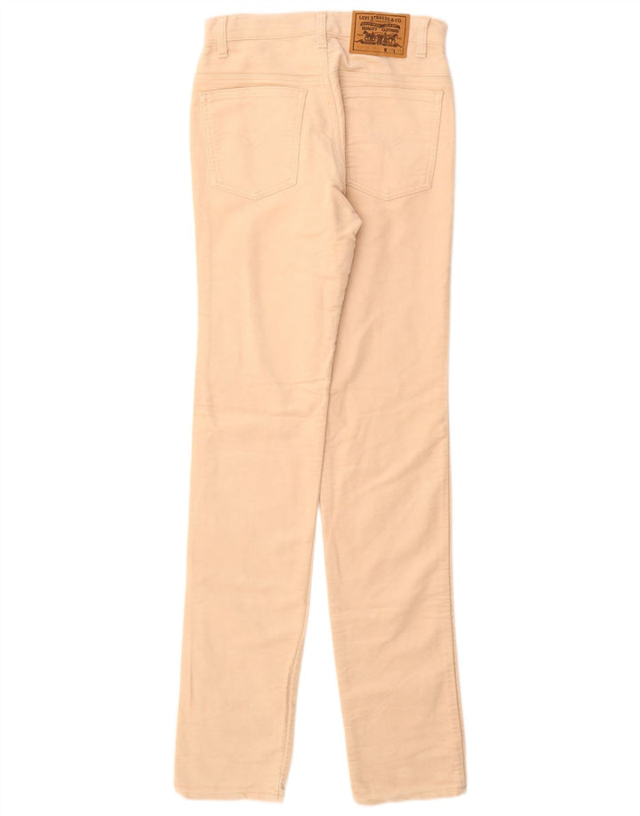 Pantaloni casual skinny da donna LEVI'S W30 L36 cotone beige
