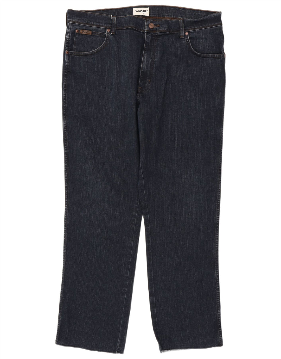 Jeans dritti da uomo Wrangler W38 L31 blu navy