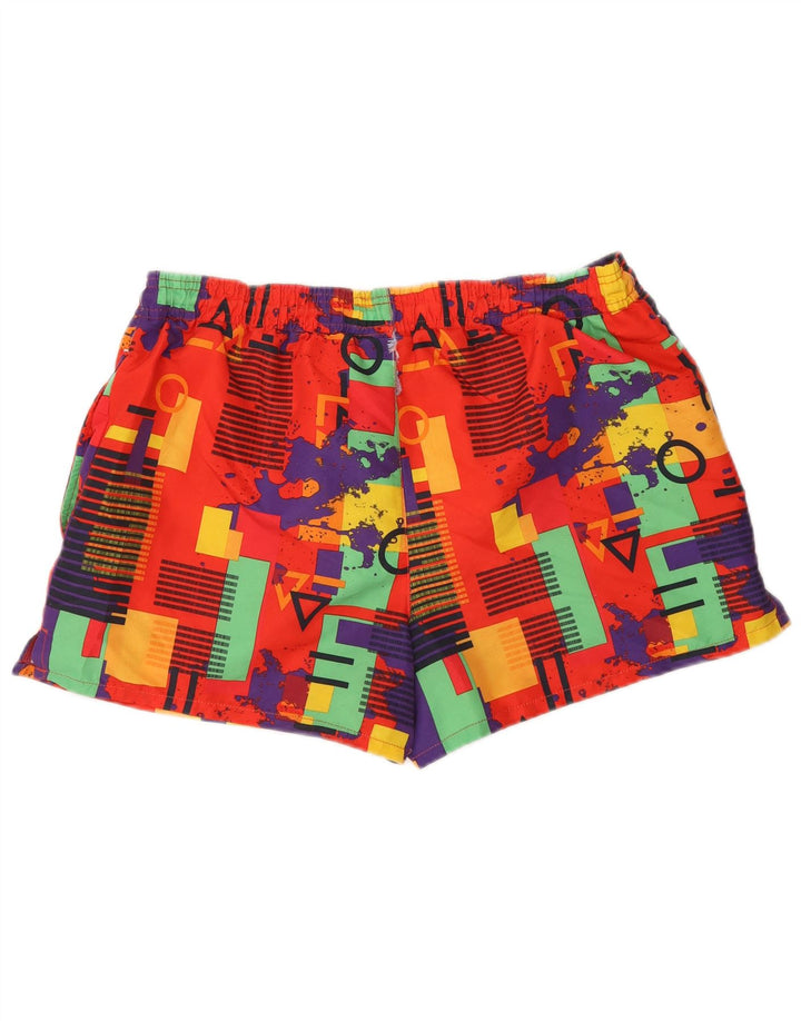 Pantaloncini da bagno da uomo Umbro Poliestere geometrico multicolore medio