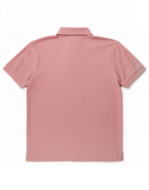 Polo da uomo Hugo Boss grande in cotone rosa