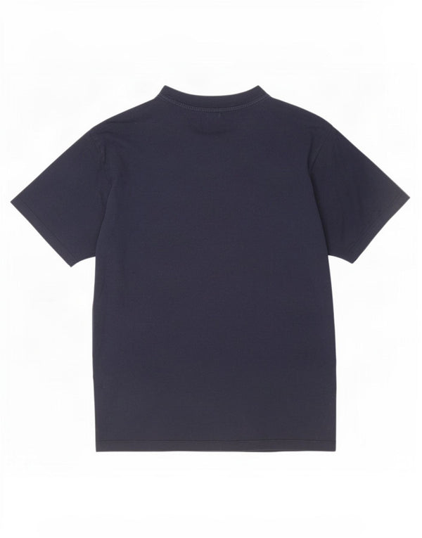 T-shirt grafica da uomo Kappa Top XL in cotone blu navy