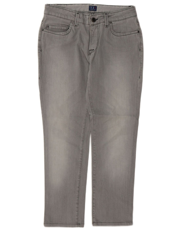 Jeans Slim Donna Trussardi W27 L27 Cotone Grigio