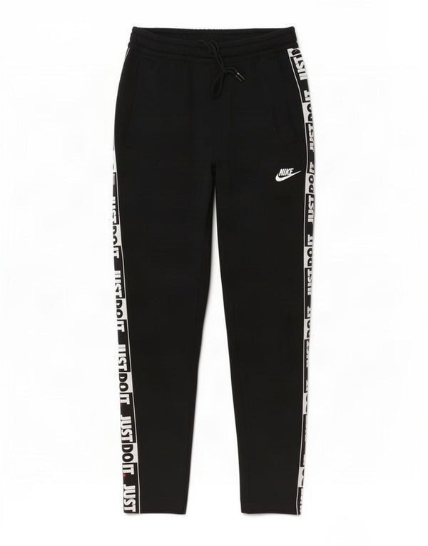 Pantaloni da tuta con grafica Nike da uomo XS in poliestere nero