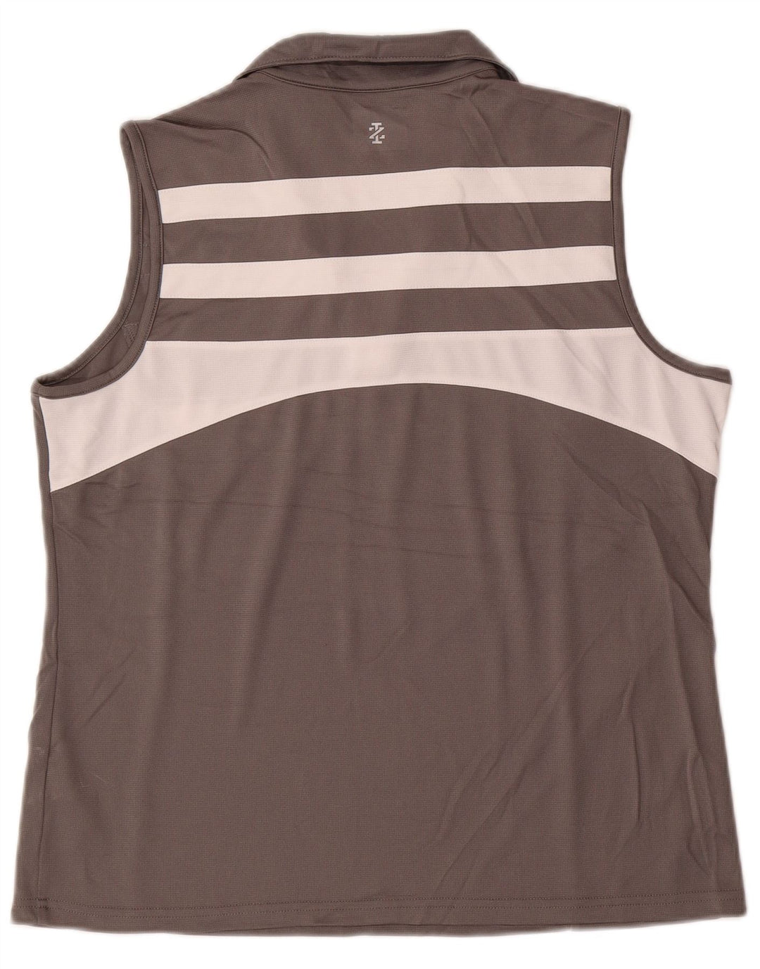 Polo senza maniche da donna IZOD UK 18 XL Poliestere color block grigio